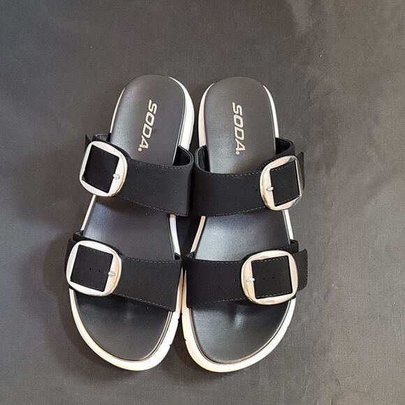 BRAND NEW GENERAL CASUAL SANDALS ADJUSTABLE BUCKLE STRAP CLOSURE SANDAL - Picture 4 of 15